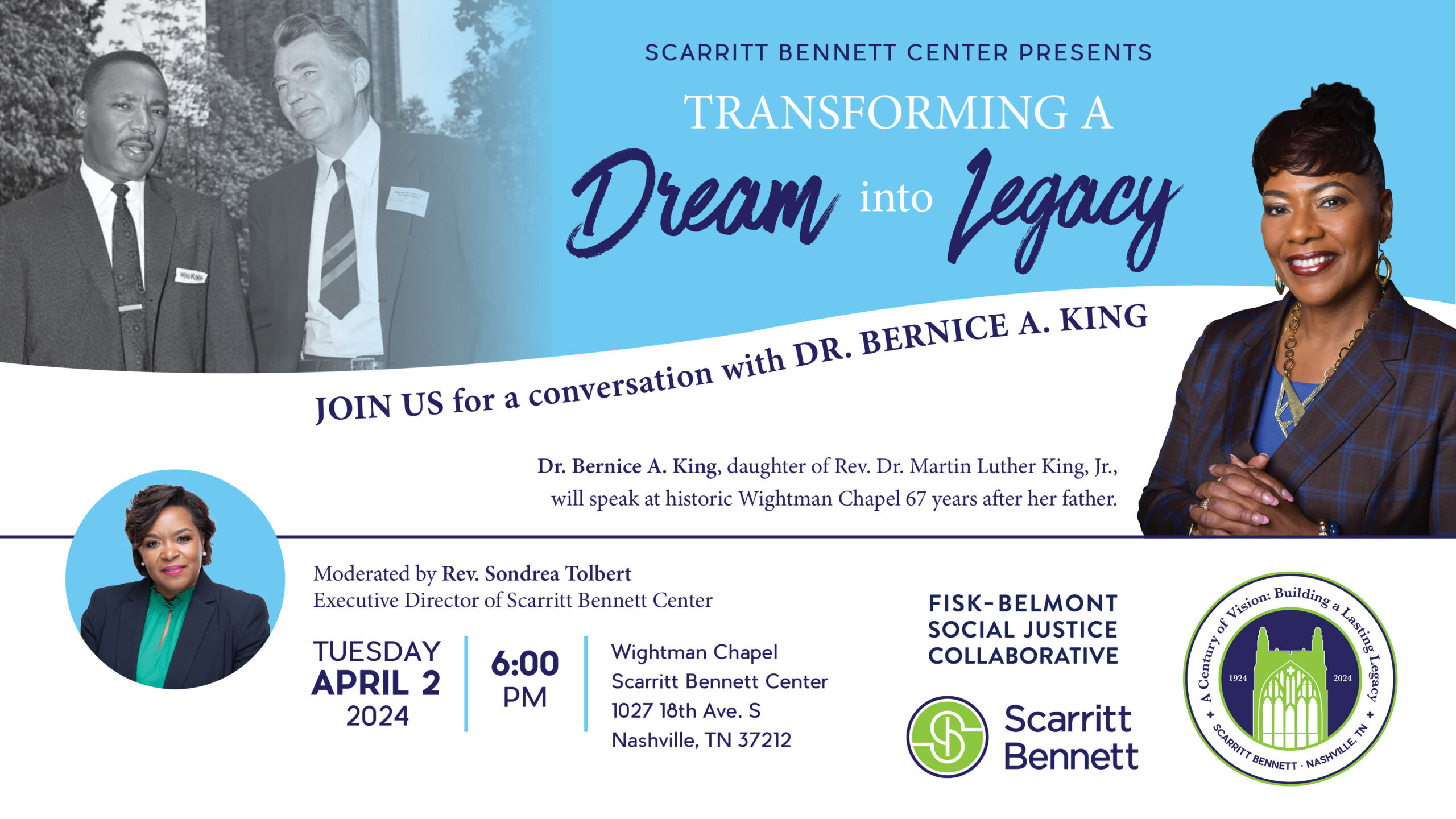 Transforming Dream into Legacy with Dr. Bernice A. King