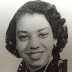 black-and-white yearbook photo of delaris johnson, first black student