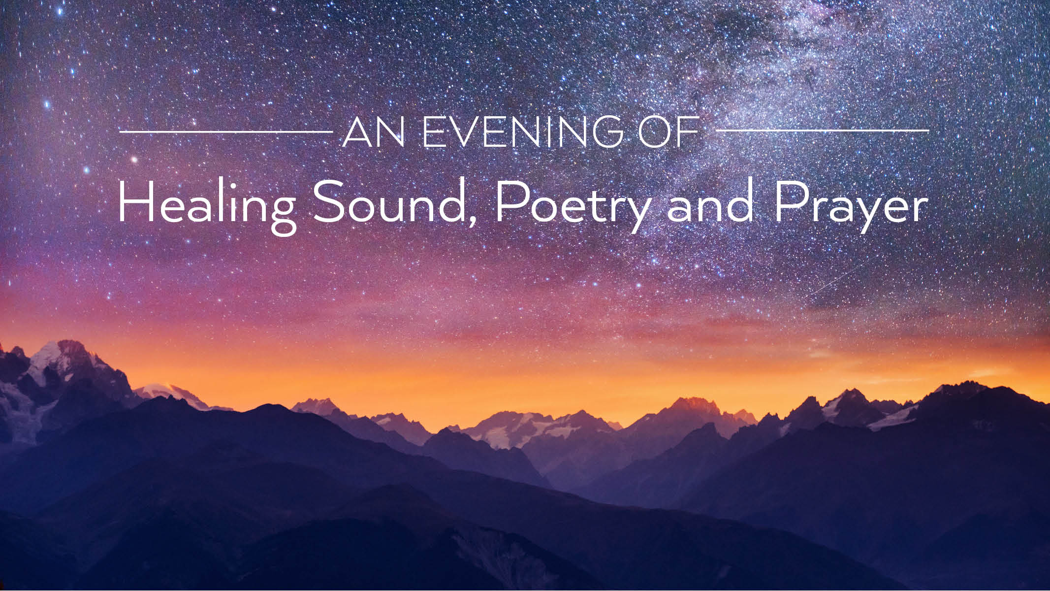 An Evening of Healing Sound