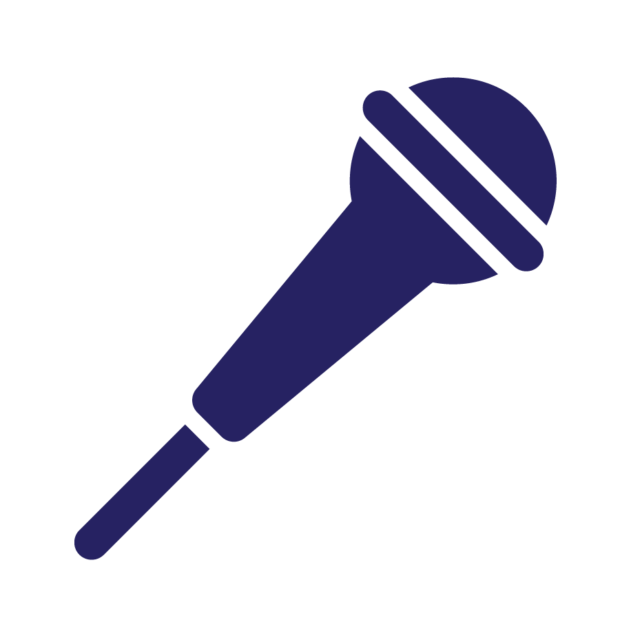 Icon of a microphone