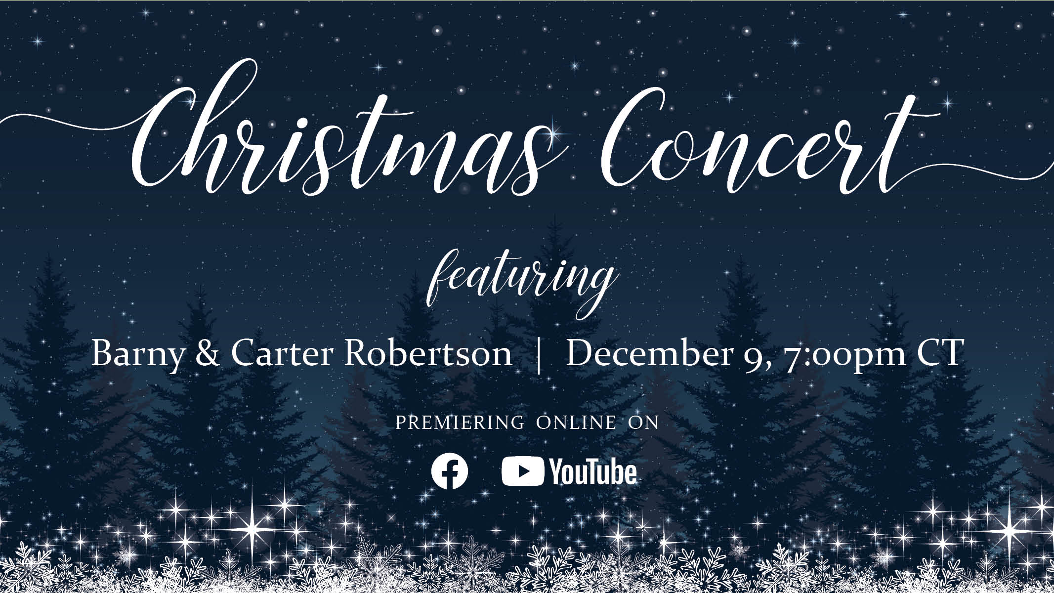 Christmas Concert with Barny & Carter Robertson