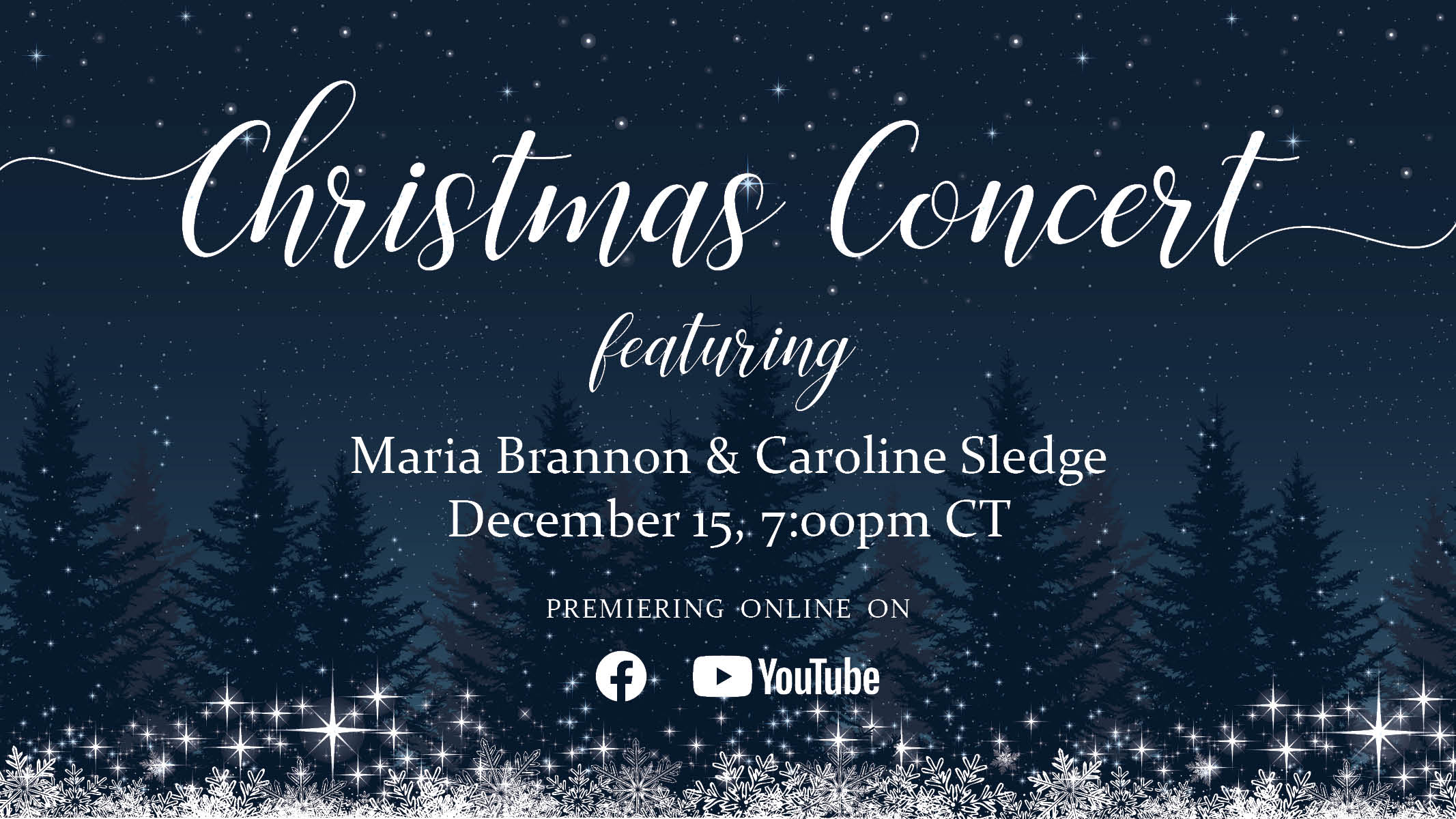 Christmas Concert with Maria Brannon and Caroline Sledge
