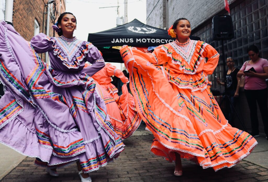 Women dancing