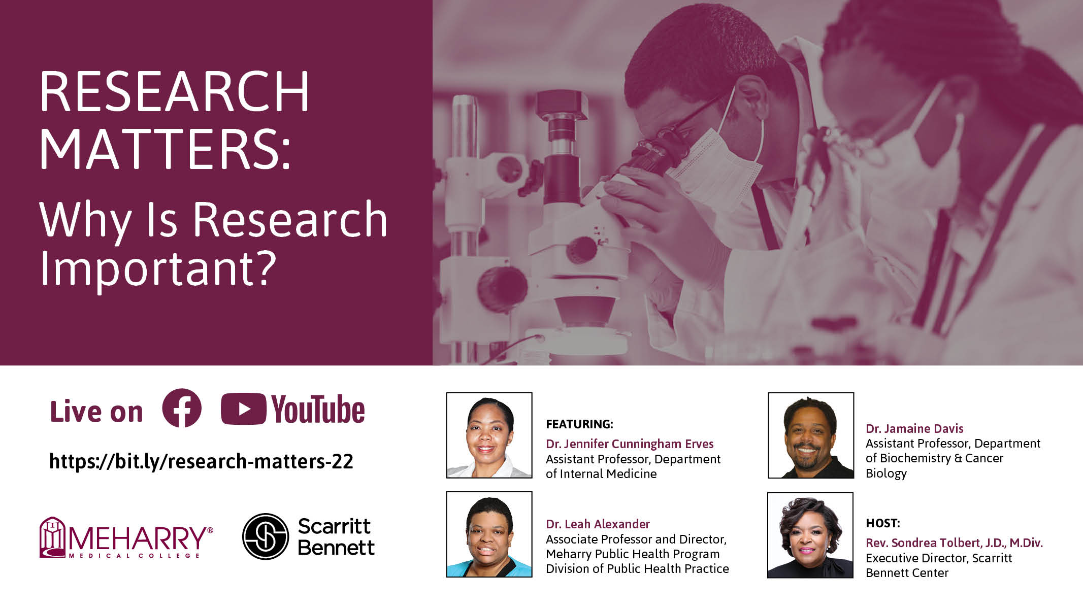 "Research Matters: What Is Research?" with Meharry Medical College