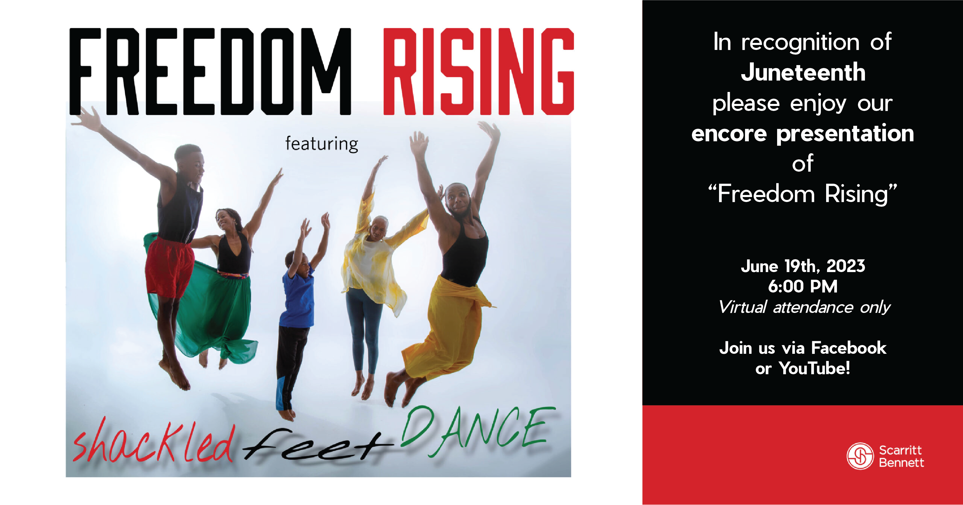 Freedom Rising by Shackled Feet Dancers graphic