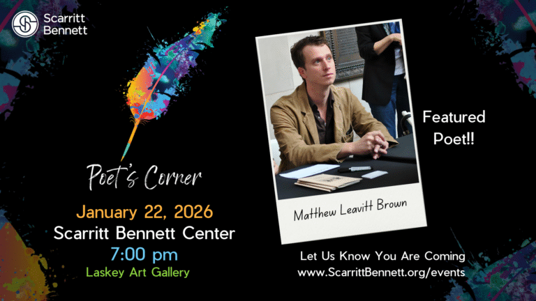 Poet’s Corner Featuring Matthew Brown - Scarritt Bennett Center